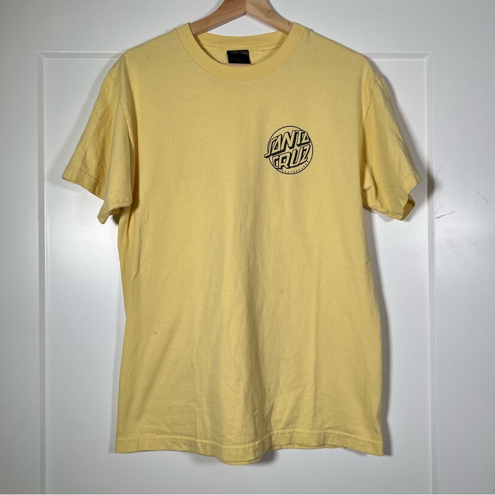 Santa Cruz Skateboards Yellow T Men’s Medium